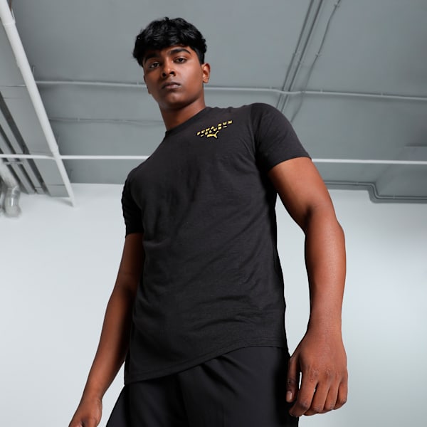 "Run Club" Men's Running Tee, PUMA Black, extralarge-IND